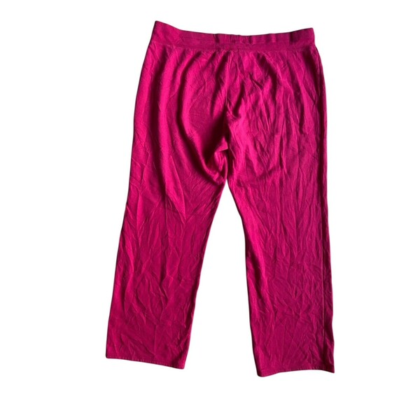 Gap Womens Y2K Wide Leg Logo Sweatpants Size XL Pink Drawstring Loungewear Cozy - Picture 4 of 8